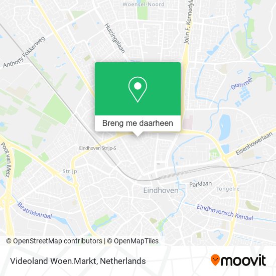 Videoland Woen.Markt kaart