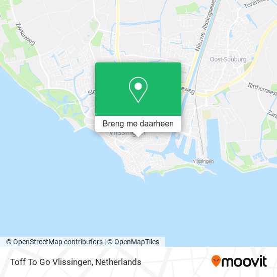Toff To Go Vlissingen kaart