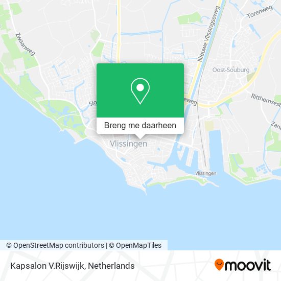 Kapsalon V.Rijswijk kaart