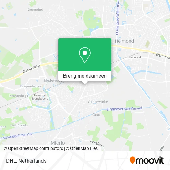 DHL kaart