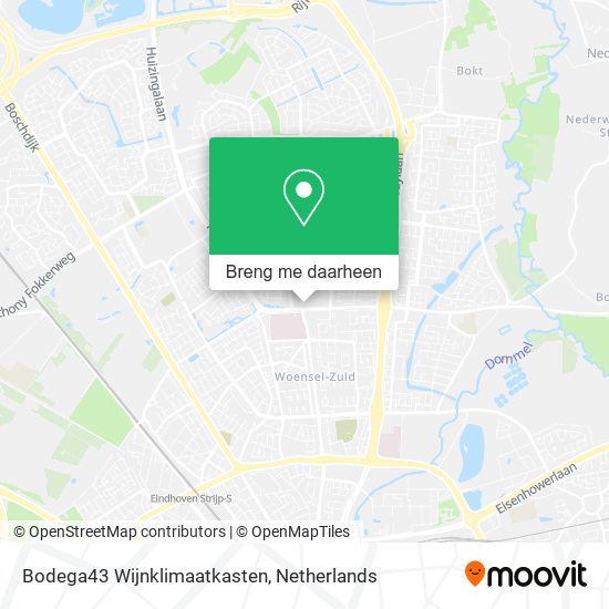 Bodega43 Wijnklimaatkasten kaart