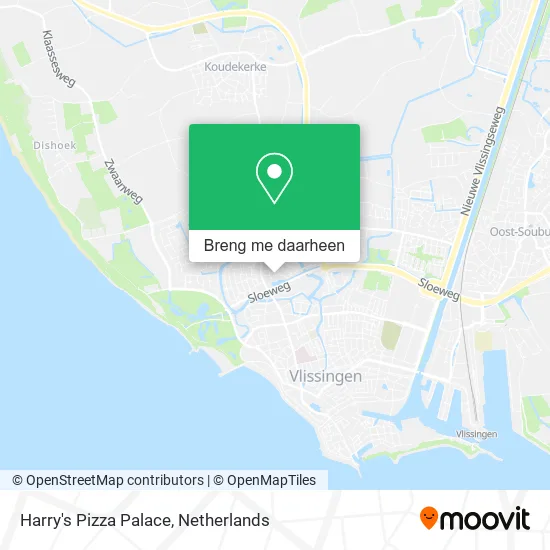 Harry's Pizza Palace kaart
