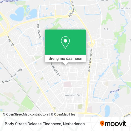 Body Stress Release Eindhoven kaart