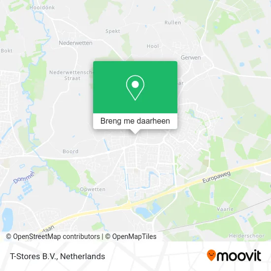 T-Stores B.V. kaart