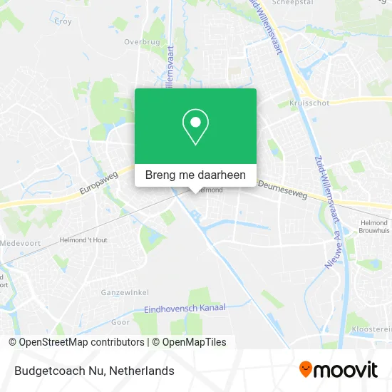 Budgetcoach Nu kaart