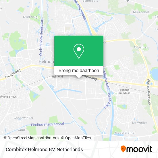Combitex Helmond BV kaart