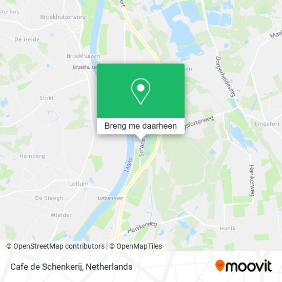 Cafe de Schenkerij kaart