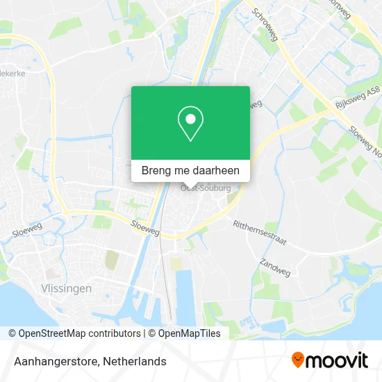Aanhangerstore kaart