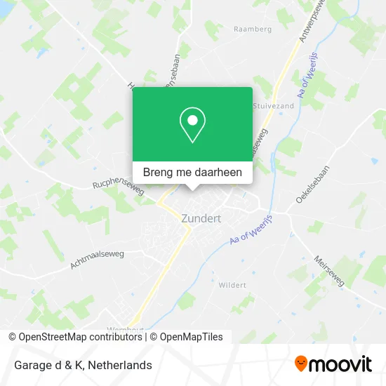Garage d & K kaart