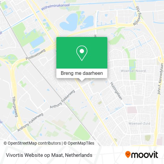 Vivortis Website op Maat kaart