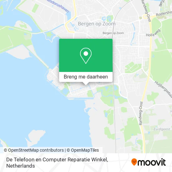 De Telefoon en Computer Reparatie Winkel kaart