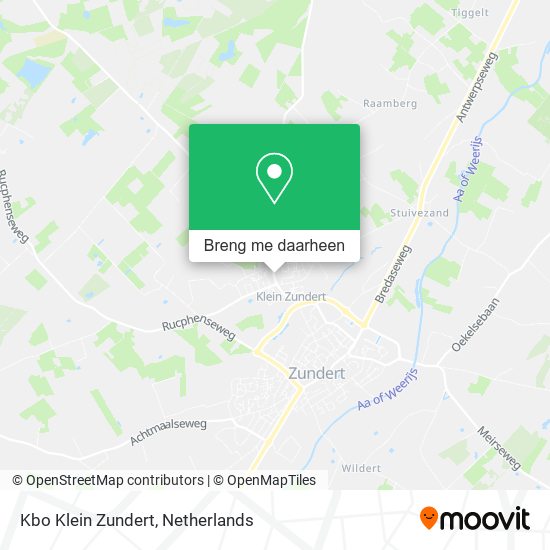Kbo Klein Zundert kaart