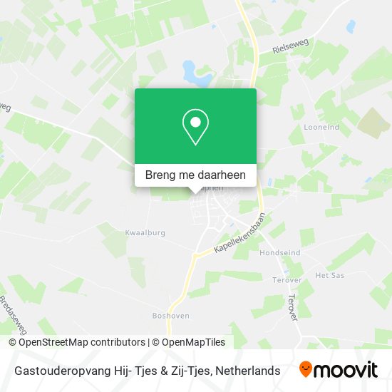 Gastouderopvang Hij- Tjes & Zij-Tjes kaart