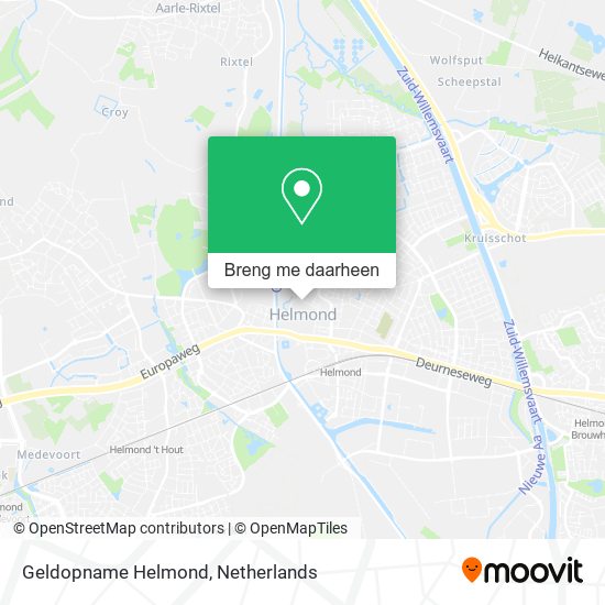 Geldopname Helmond kaart