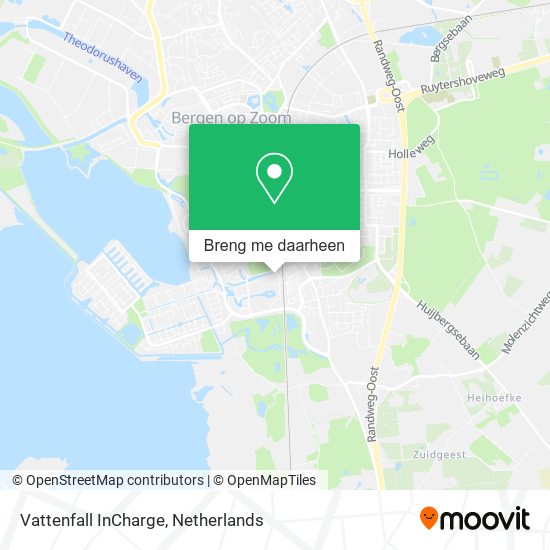 Vattenfall InCharge kaart