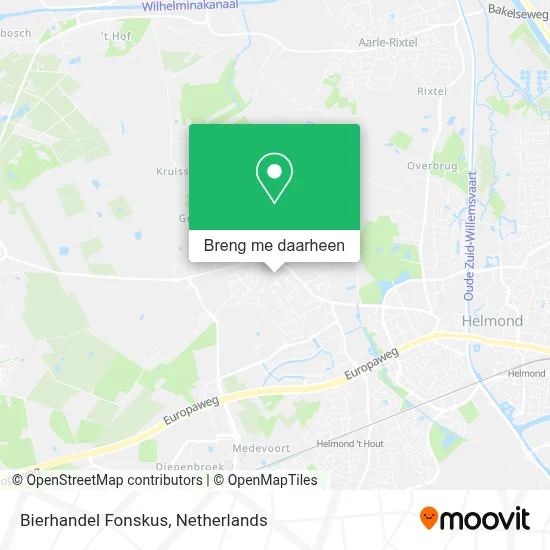 Bierhandel Fonskus kaart