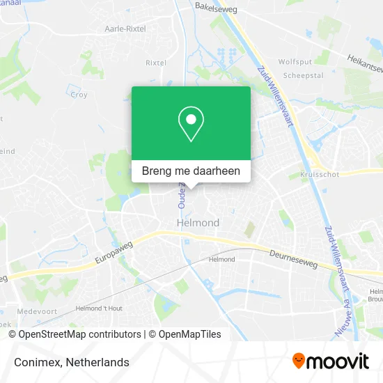 Conimex kaart