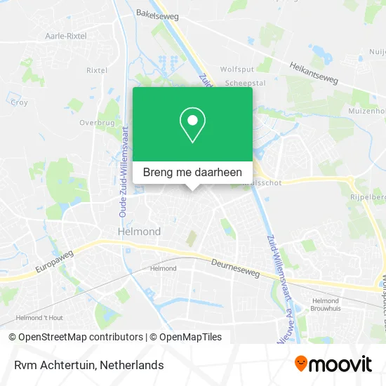 Rvm Achtertuin kaart