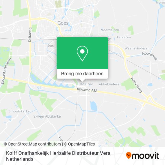 Kolff Onafhankelijk Herbalife Distributeur Vera kaart