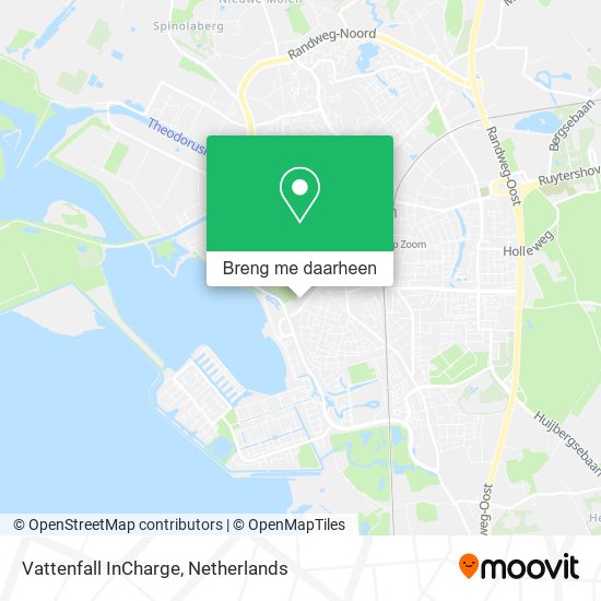 Vattenfall InCharge kaart