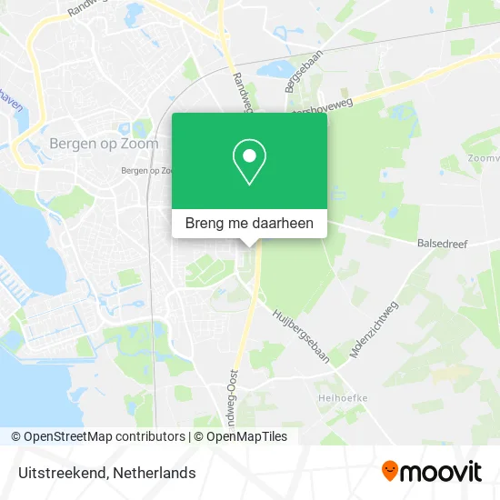 Uitstreekend kaart