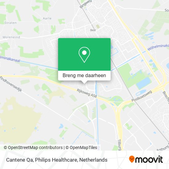 Cantene Qa, Philips Healthcare kaart