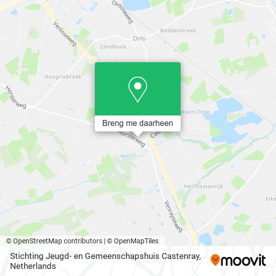 Stichting Jeugd- en Gemeenschapshuis Castenray kaart