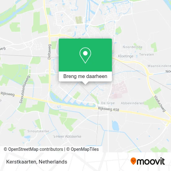 Kerstkaarten kaart