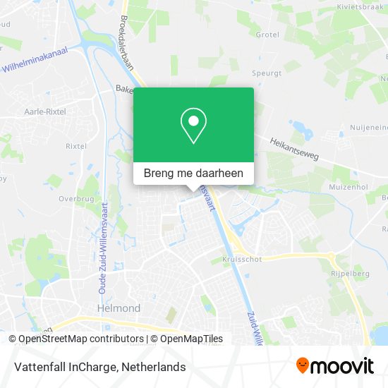 Vattenfall InCharge kaart