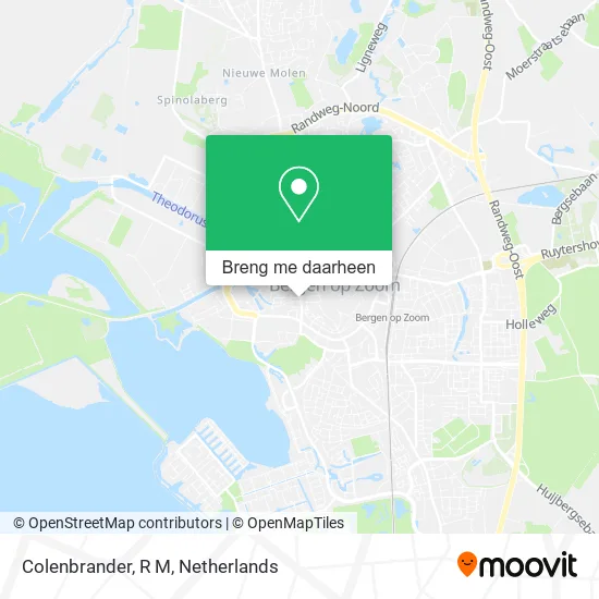 Colenbrander, R M kaart