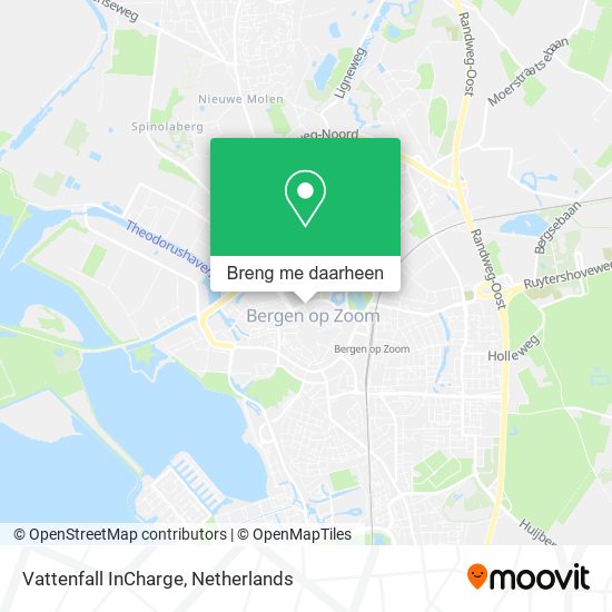 Vattenfall InCharge kaart