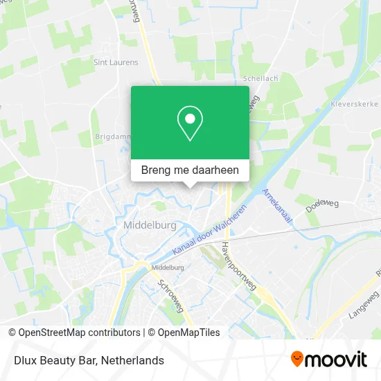 Dlux Beauty Bar kaart