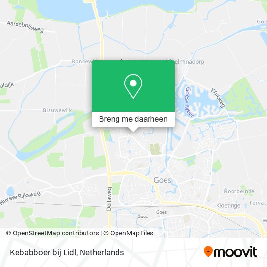 Kebabboer bij Lidl kaart