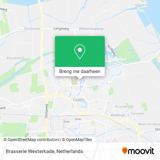 Brasserie Westerkade kaart