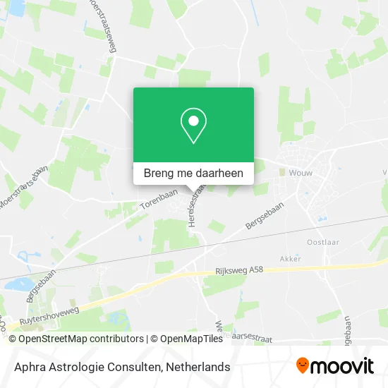 Aphra Astrologie Consulten kaart