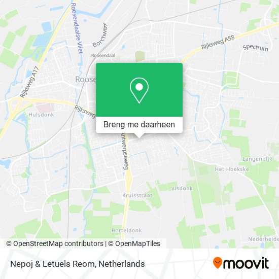 Nepoj & Letuels Reom kaart