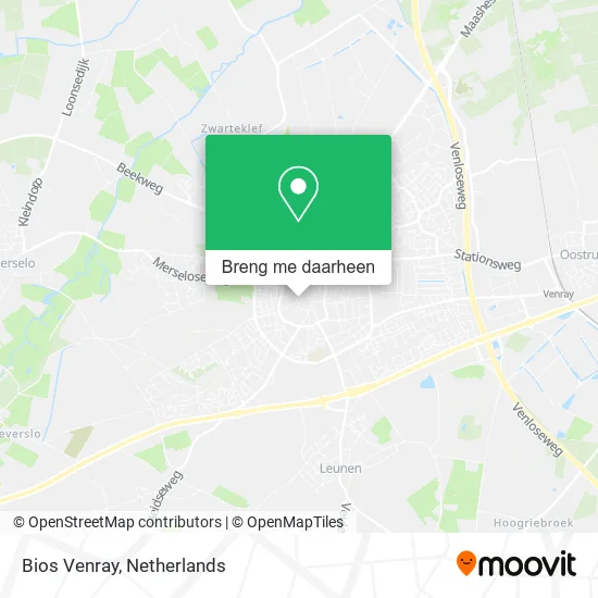 Bios Venray kaart