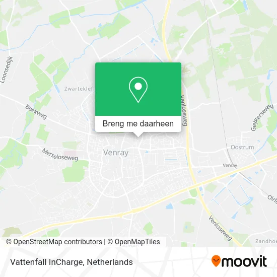 Vattenfall InCharge kaart