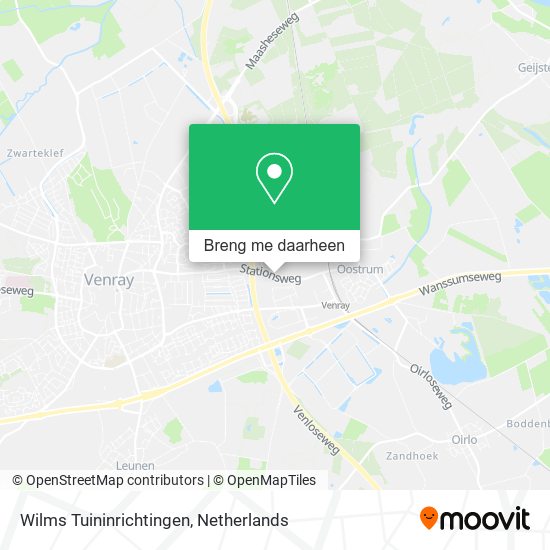 Wilms Tuininrichtingen kaart