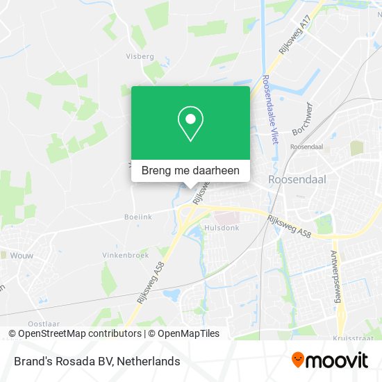 Brand's Rosada BV kaart