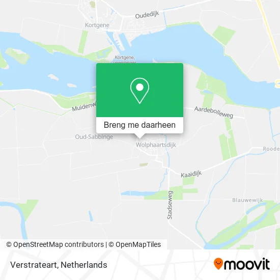 Verstrateart kaart