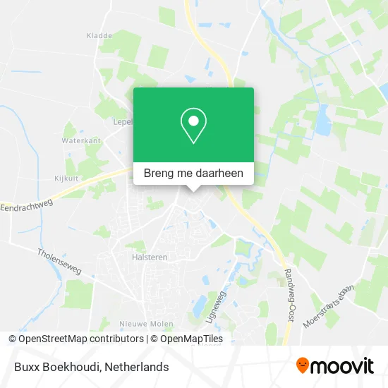 Buxx Boekhoudi kaart