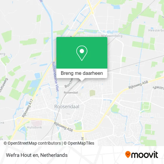 Wefra Hout en kaart