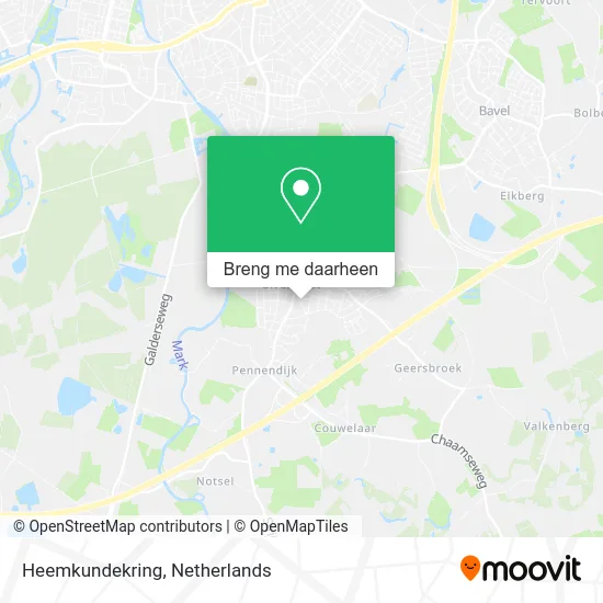 Heemkundekring kaart