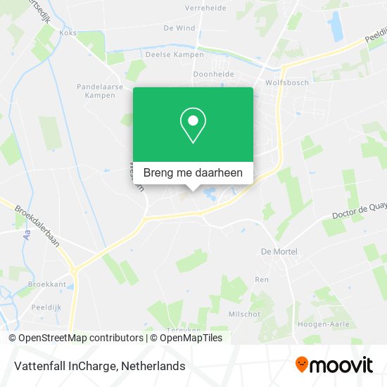 Vattenfall InCharge kaart