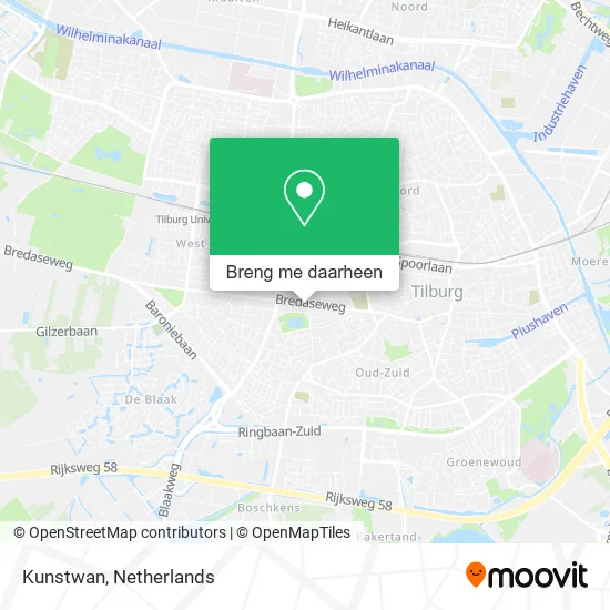 Kunstwan kaart