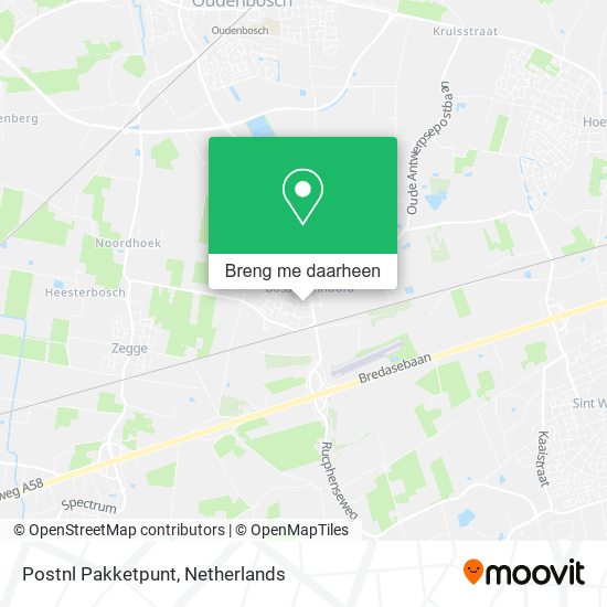 Postnl Pakketpunt kaart