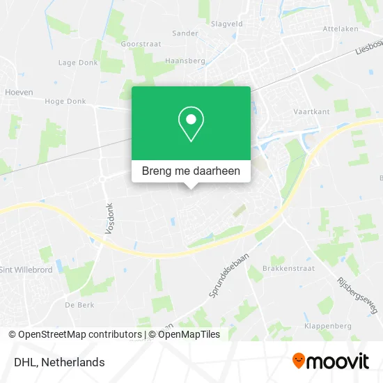 DHL kaart
