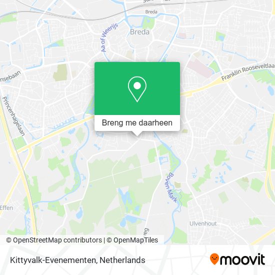 Kittyvalk-Evenementen kaart
