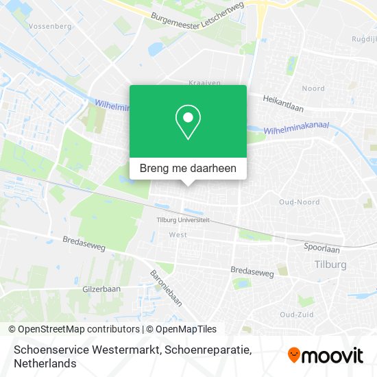 Schoenservice Westermarkt, Schoenreparatie kaart